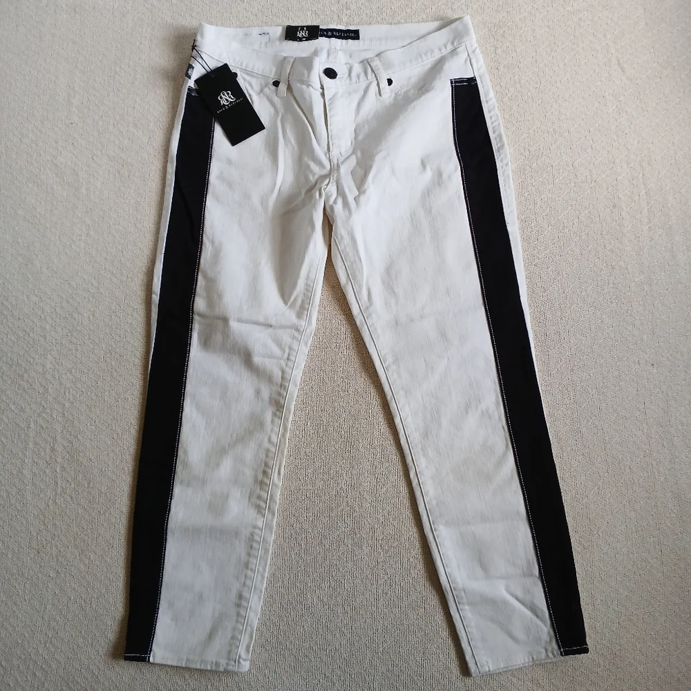 rock & republic ♡ 2 timer carnivale jeans 12 y3k streetwear biker indie tuxedo
